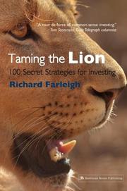 Cover of: Taming the Lion by Richard Farleigh