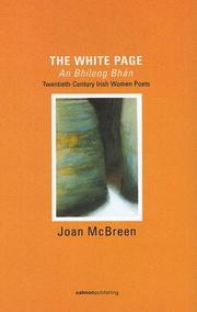 Cover of: White Page/An Bhileog Bhan | McBreen Joan
