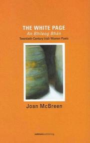 Cover of: The White Page by Joan McBreen