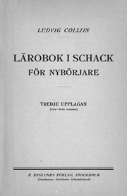 Cover of: Lärobok i schack för nybörjare