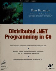 Cover of: Distributed .NET Programming in C£