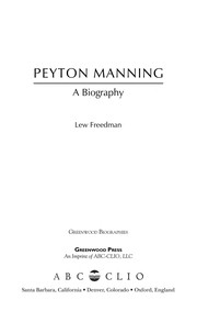 Cover of: Peyton Manning by Lew Freedman