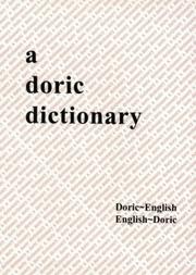 Cover of: Doric Dictionary