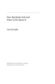 Cover of: How big banks fail: and what to do about it