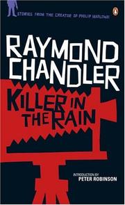Cover of: Killer in the Rain by Raymond Chandler, Raymond Chandler