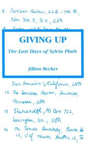 Cover of: Giving Up by Jillian Becker