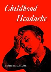 Cover of: Childhood headache