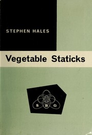 Cover of: Vegetable staticks