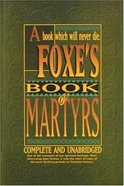 Cover of: Foxe's Book of Martyrs by John Foxe