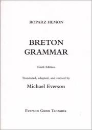 Cover of: Breton grammar