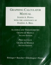 Cover of: Graphing Calculator Manual by Judith A. Beecher