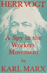 Cover of: Herr Vogt by Karl Marx
