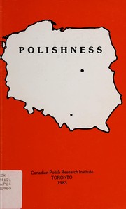 Polishness by Poles in North America Conference (1980 Toronto, Ont.)