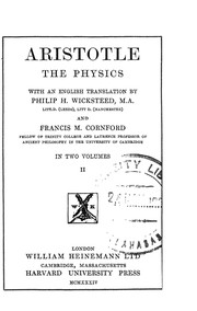 Cover of: Aristotle, the Physics