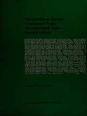 Occupational therapy assessment tools by Ina Elfant Asher