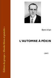 Cover of: L Automne a Pekin by Boris Vian