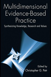 Cover of: Multidimensional evidence-based practice by Christopher G. Petr editor.