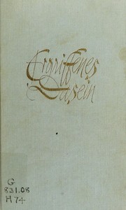 Cover of: Ergriffenes Dasein: deutsche Lyrik, 1900-1950