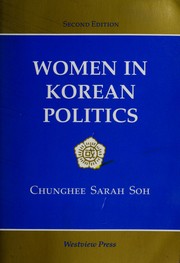 Cover of: Women in Korean politics by Chung-Hee Soh