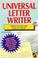 Cover of: Universal Letter Writer