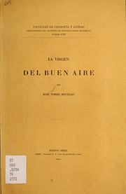 Cover of: La Virgen del Buen Aire