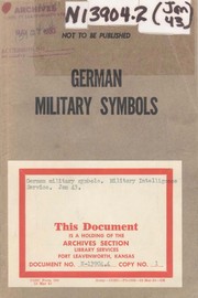 Cover of: German Military Symbols by 