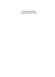 Cover of: Los mandarines by Simone de Beauvoir