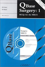 Cover of: Qbase Surgery I: MCQs for the MRCS (Book with CD-ROM)