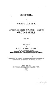 Cover of: Historia et cartularium Monasterii sancti Petri Gloucestriae by St. Peter's Abbey (Gloucester)