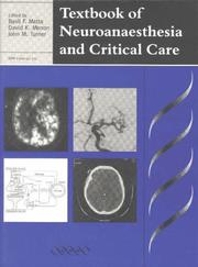Cover of: Textbook of Neuroanaesthesia and Critical Care