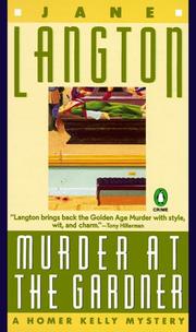 Cover of: Murder at the Gardner