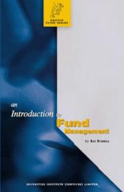 Cover of: An Introduction to Fund Management (Griffin Guides) by Ray Russell