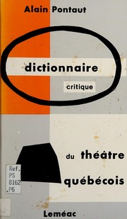 Cover of: Projet et fragmens d'un dictionaire critique.