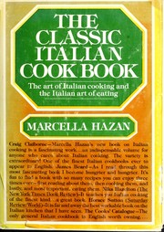 Cover of: The classic Italian cook book by Marcella Hazan