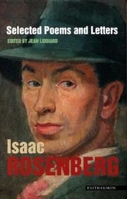 Cover of: Selected poems and letters by Isaac Rosenberg