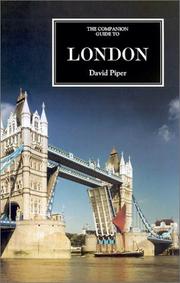 Cover of: The Companion Guide to London (new edn) (Companion Guides)