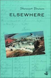 Cover of: Elsewhere by Stewart Brown