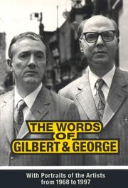 Cover of: Words Of Gilbert & George, The