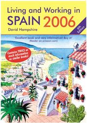 Cover of: Living and Working in Spain 2006 by David Hampshire