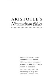 Cover of: Aristotle's Nicomachean ethics by Aristotle
