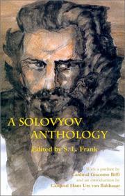 Cover of: A Solovyov Anthology by S. L. Frank