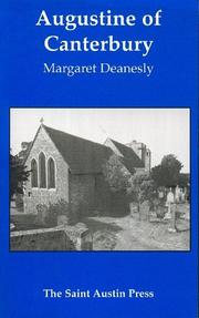 Cover of: Augustine of Canterbury by Margaret Deanesly