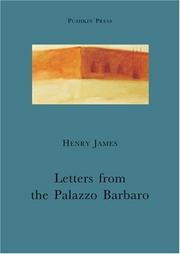Cover of: Letters from the Palazzo Barbaro