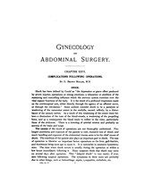 Cover of: Gynecology and abdominal surgery v. 2, 1908