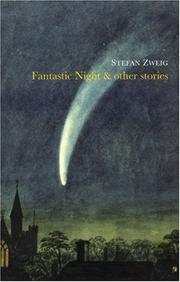 Cover of: Fantastic Night and Other Stories | Stefan Zweig