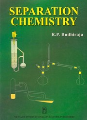 Cover of: Separation chemistry by R. P. Budhiraja