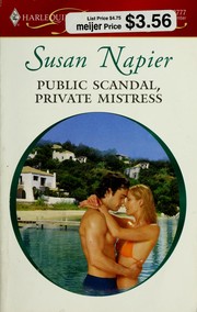 Cover of: Public scandal, private mistress by Susan Napier