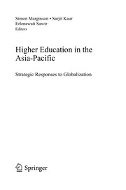 Cover of: Higher education in the Asia-Pacific: strategic responses to globalization