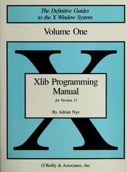 Cover of: Xlib Programming Manual by Adrian Nye