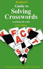 Cover of: Bradford Guide to Solving Crosswords by B. J. Holmes
